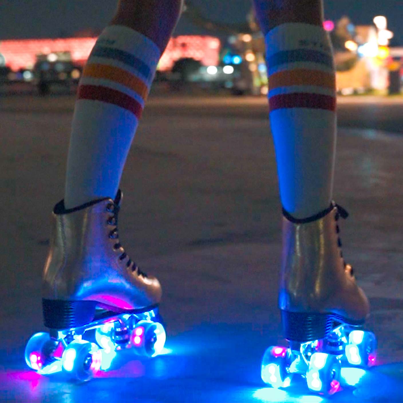 Tarina Disco Samettiset Quad Rullaluistimet