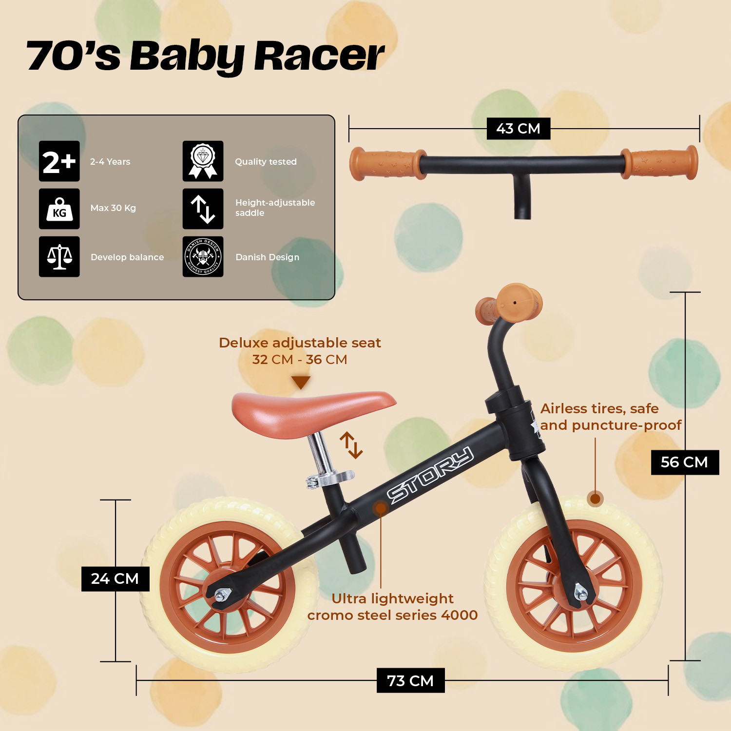 Story 70's Baby Tasapainopyörä