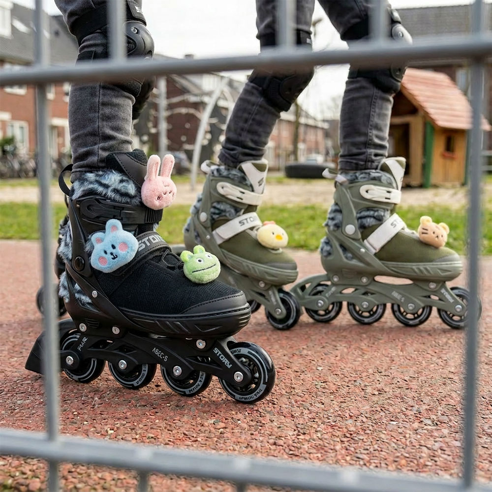 Story Karvapehmusteet Säädettävät Inline-Rullaluistimet