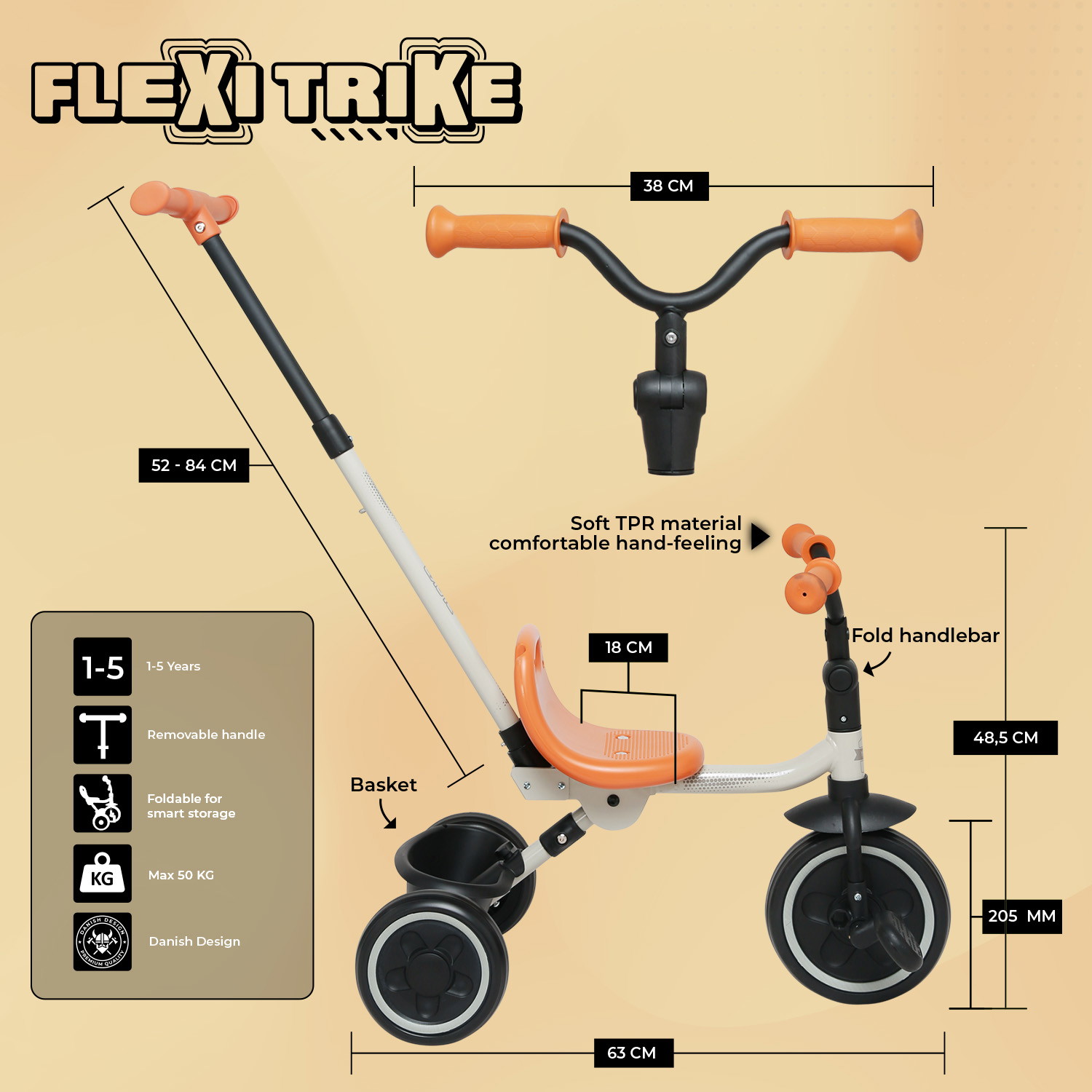 Story Flexi Bicicleta de tres ruedas
