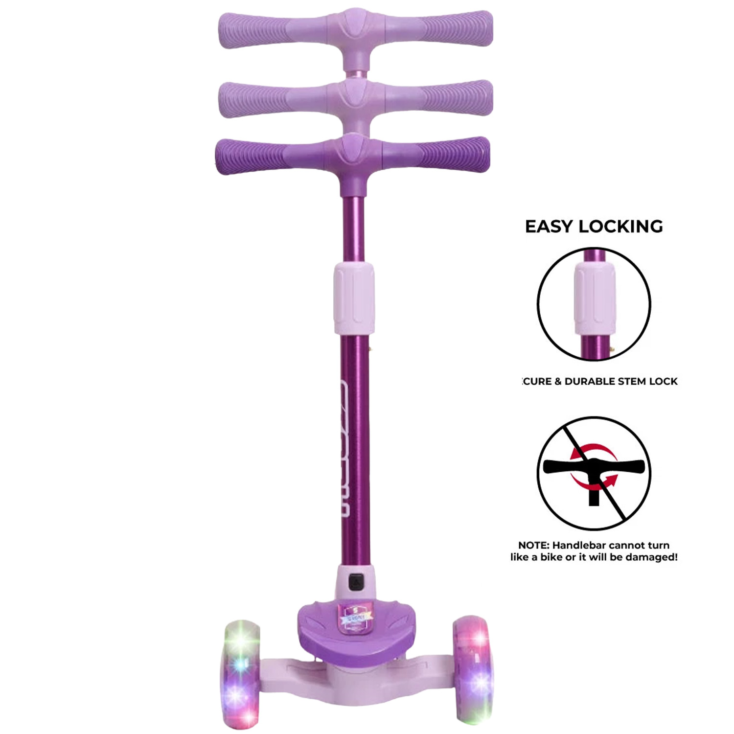 Story Mini Friends LED deluxe 3-pyöräinen lasten trottinette
