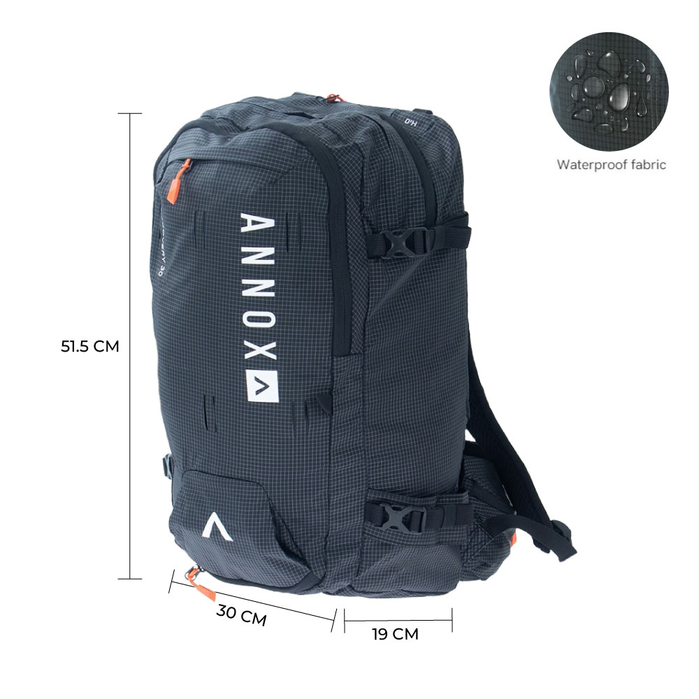Annox Discovery Kestävä Reppu 30L