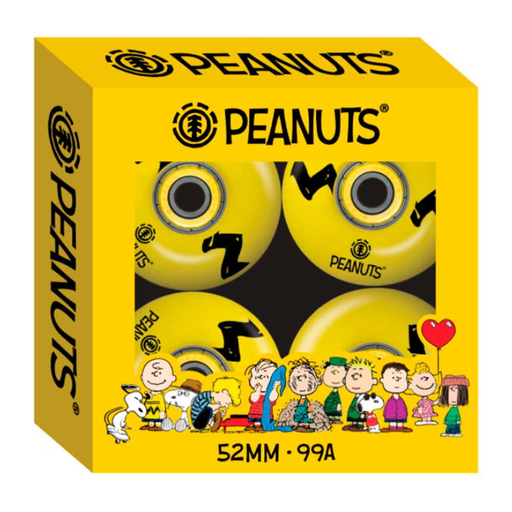 Element Peanuts Charlie Brown Stripe Skeittilaudan Renkaat