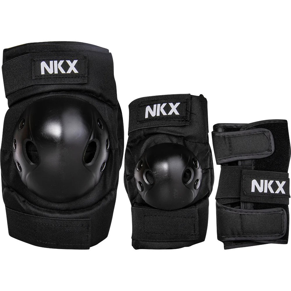 NKX Kids 3-Pack Pro Suojavarusteet - Polvisuojat, Kyynärsuoja ja Ranteensuojat