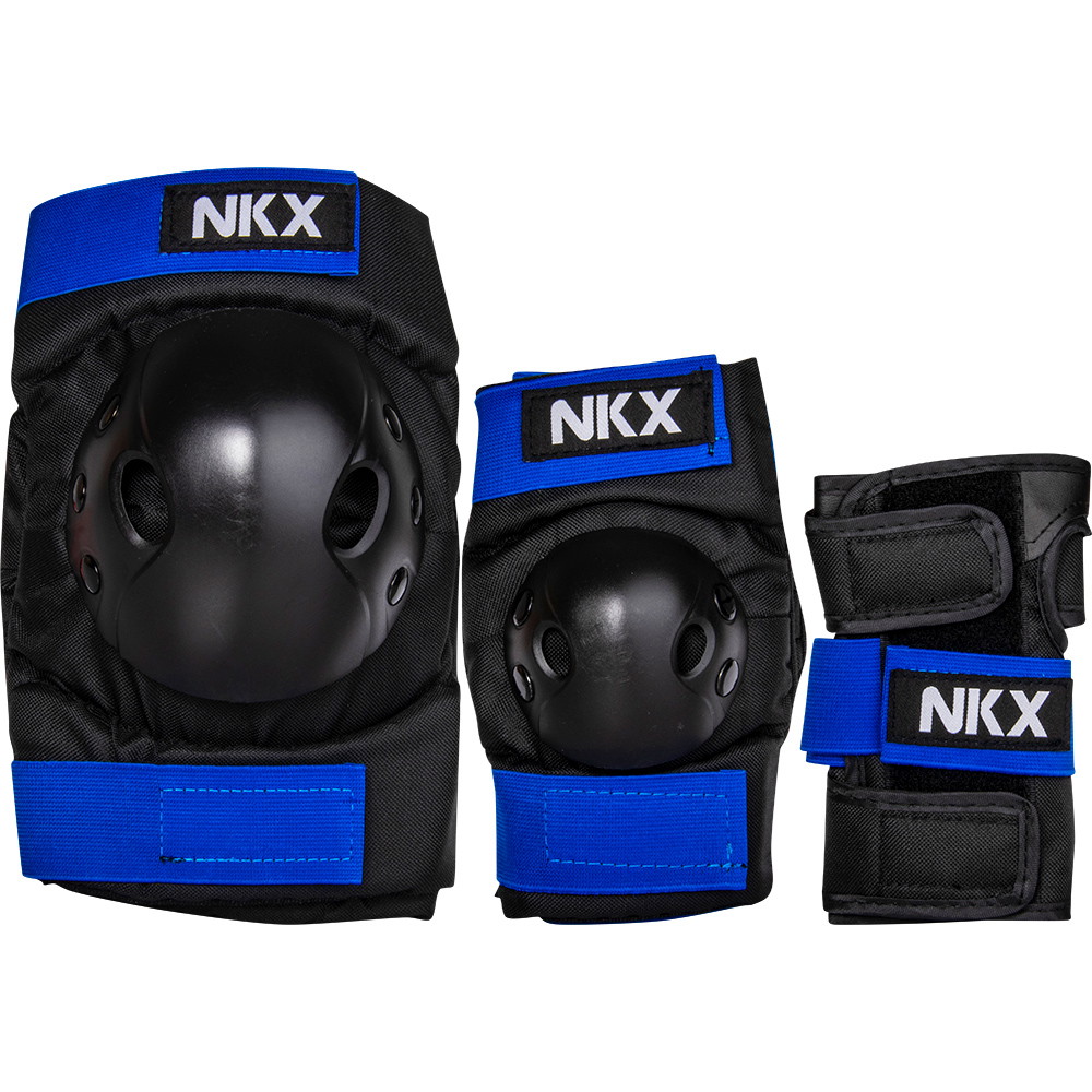 NKX Kids 3-Pack Pro Suojavarusteet - Polvisuojat, Kyynärsuoja ja Ranteensuojat