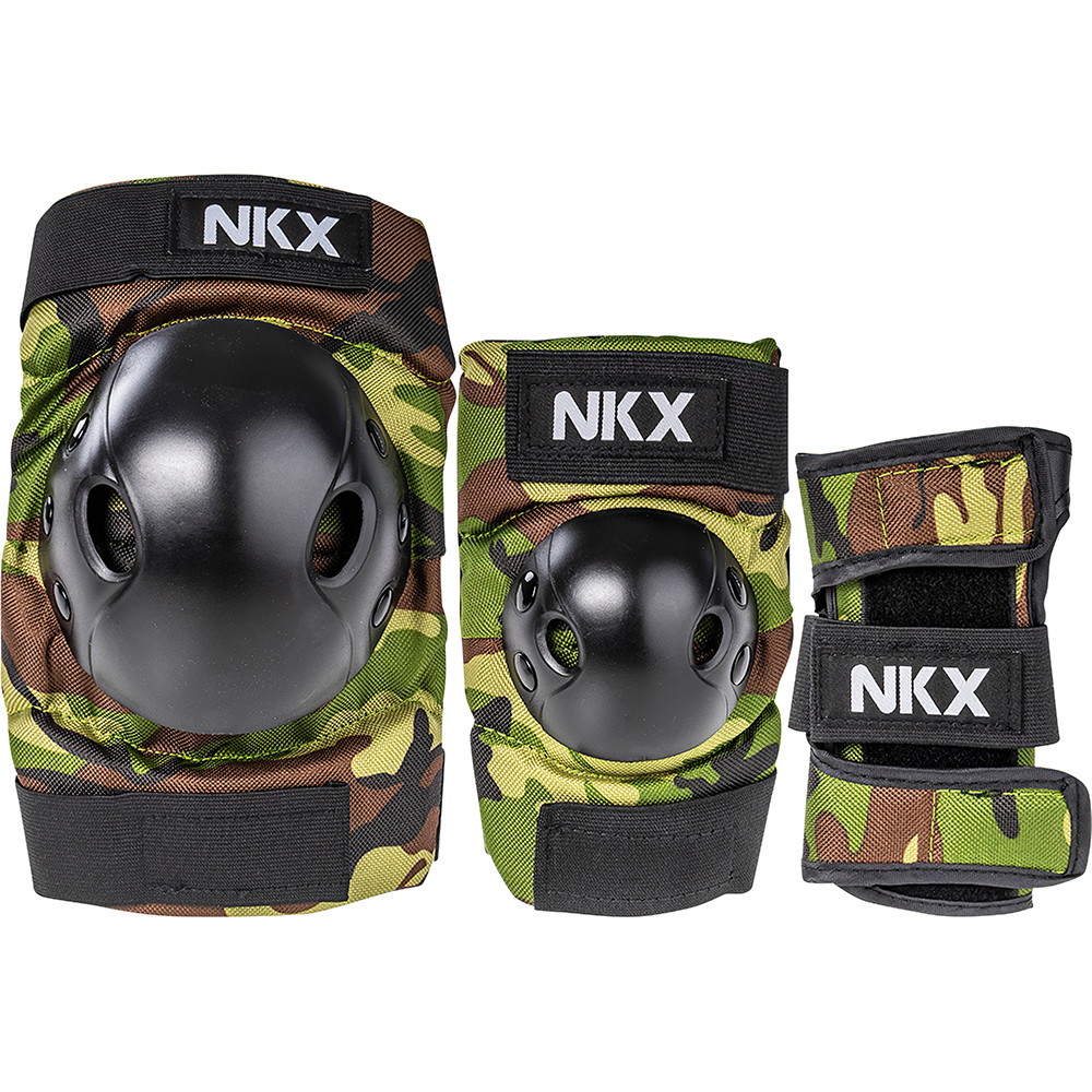 NKX Kids 3-Pack Pro Suojavarusteet - Polvisuojat, Kyynärsuoja ja Ranteensuojat