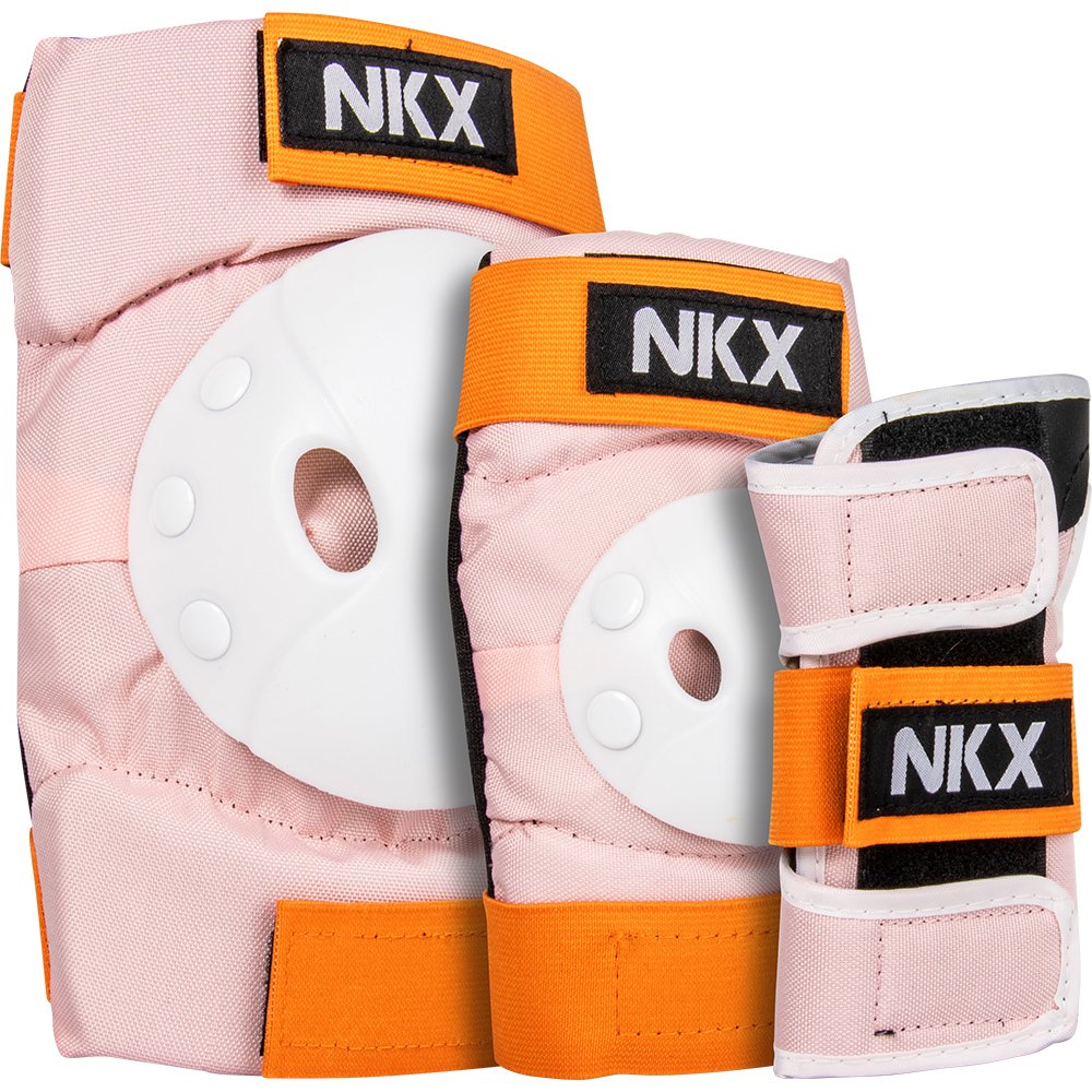 NKX Kids 3-Pack Pro Suojavarusteet - Polvisuojat, Kyynärsuoja ja Ranteensuojat