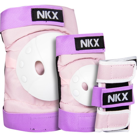 NKX Kids 3-Pack Pro Suojavarusteet - Polvisuojat, Kyynärsuoja ja Ranteensuojat
