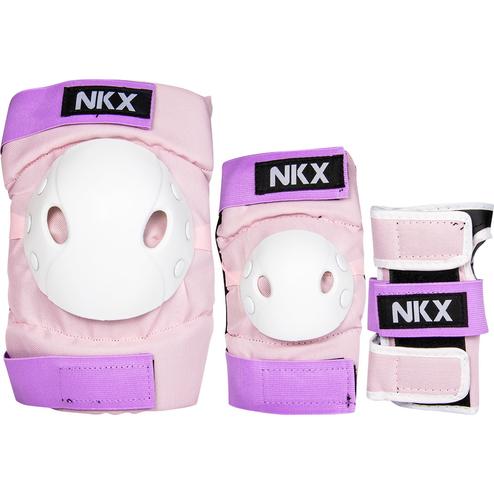 NKX Kids 3-Pack Pro Suojavarusteet - Polvisuojat, Kyynärsuoja ja Ranteensuojat