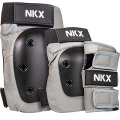 NKX 3-Pack Pro Suojavarusteet - Polvisuojat, Kyynärsuojat ja Rannetuet