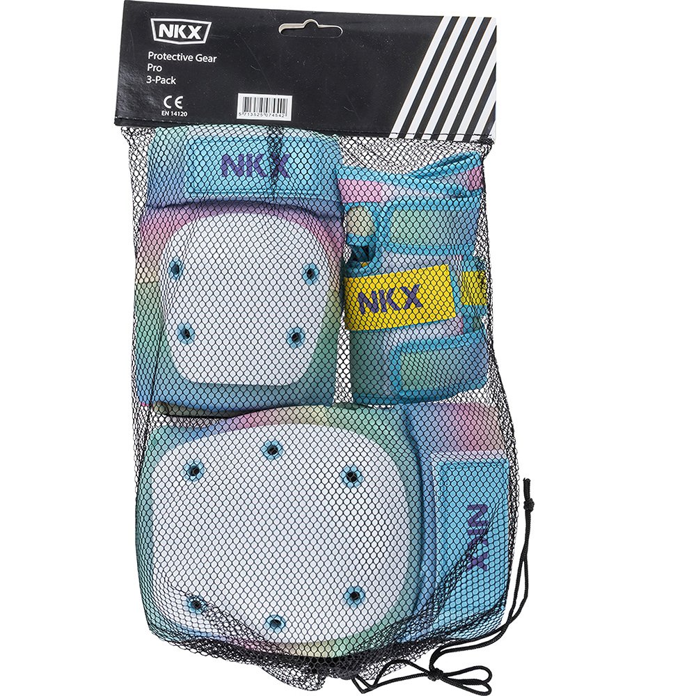 NKX 3-Pack Pro Suojavarusteet - Polvisuojat, Kyynärsuojat ja Rannetuet