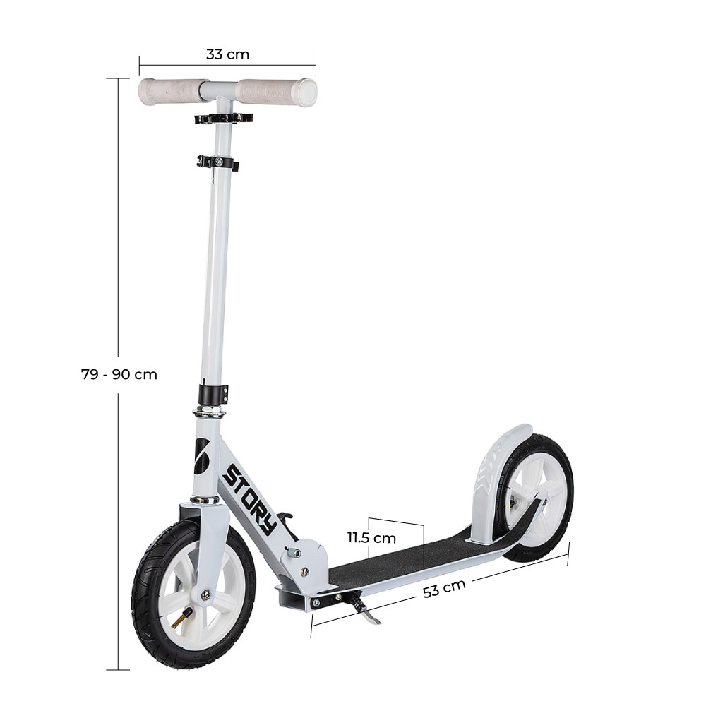 Story Civic Comfort Air-wheels Taitettava Kick Scooter