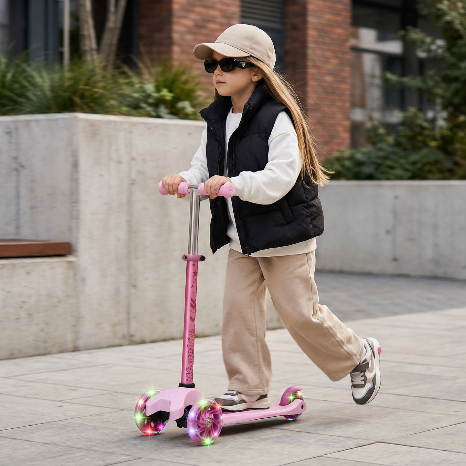 Story MoveLite 3-pyöräinen LED-lapset trottinette