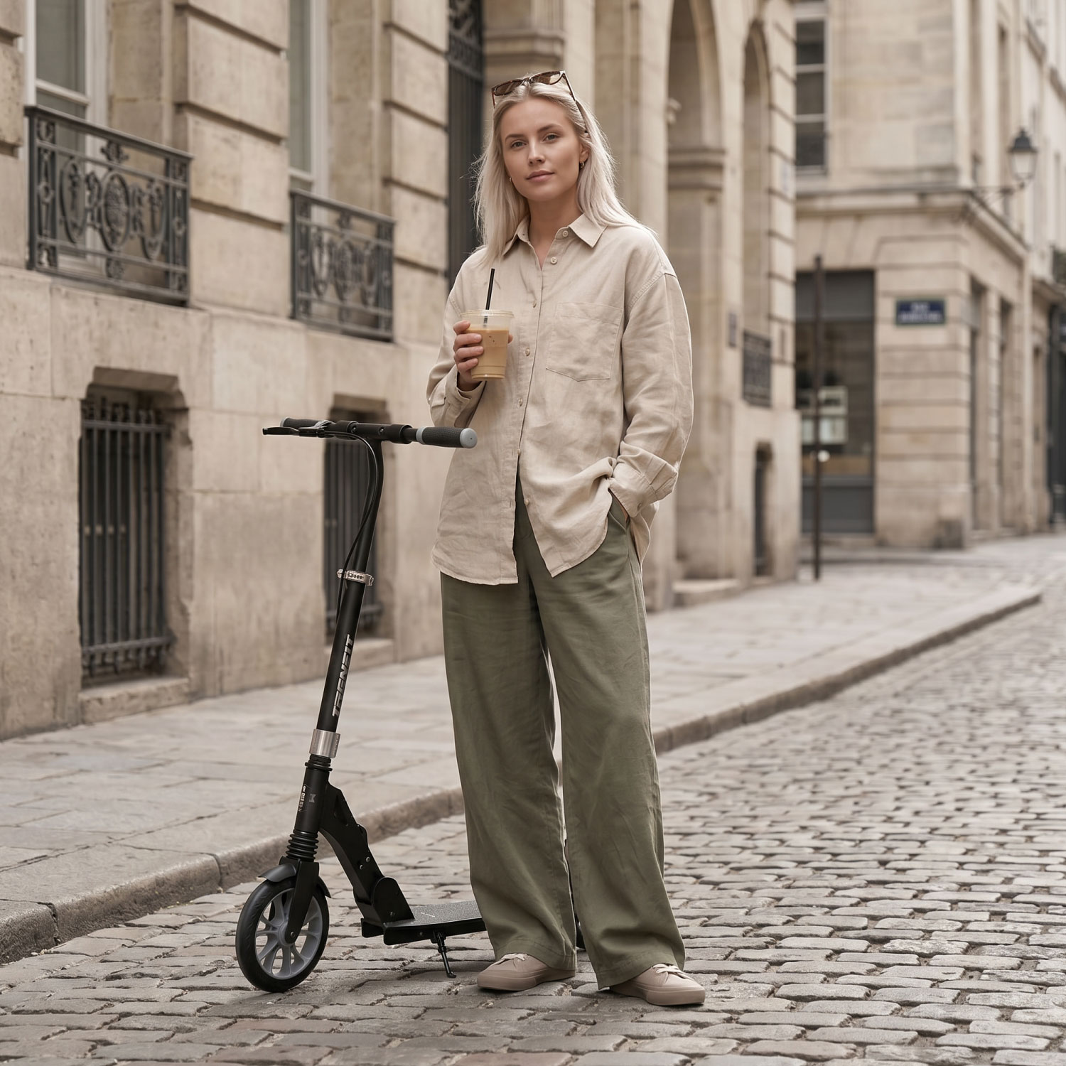 Story Transit X Commuter - step, jossa on kaksinkertainen jousitus + levyjarru