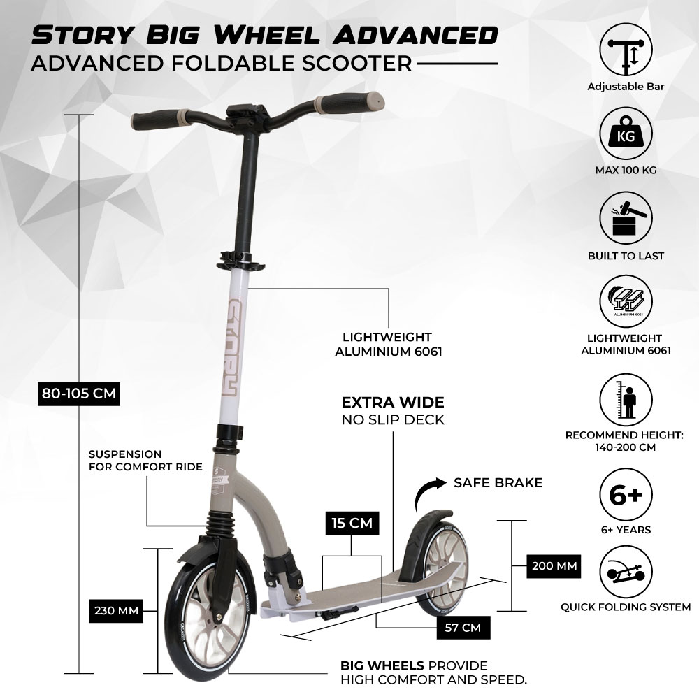 Story Big Wheel Advanced Taitettava Lastauskärry