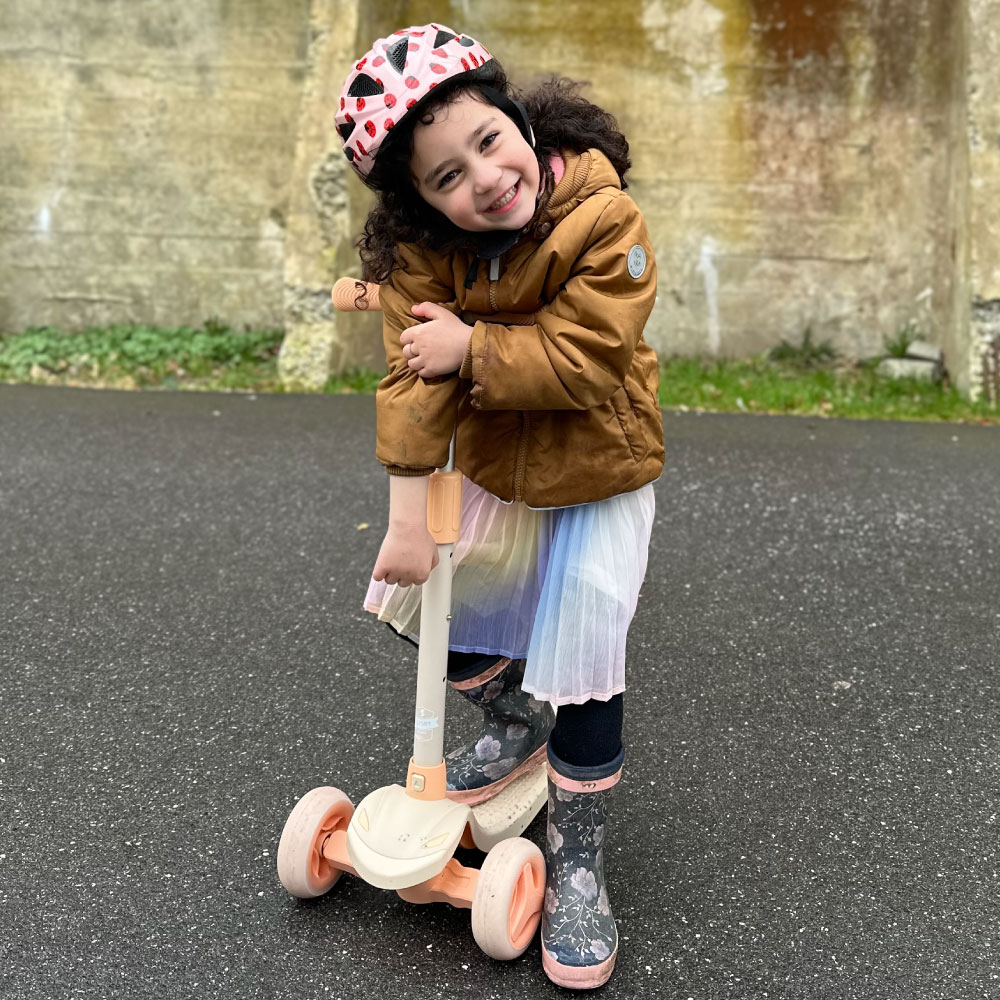 Story Mini Friends LED deluxe 3-pyöräinen lasten trottinette