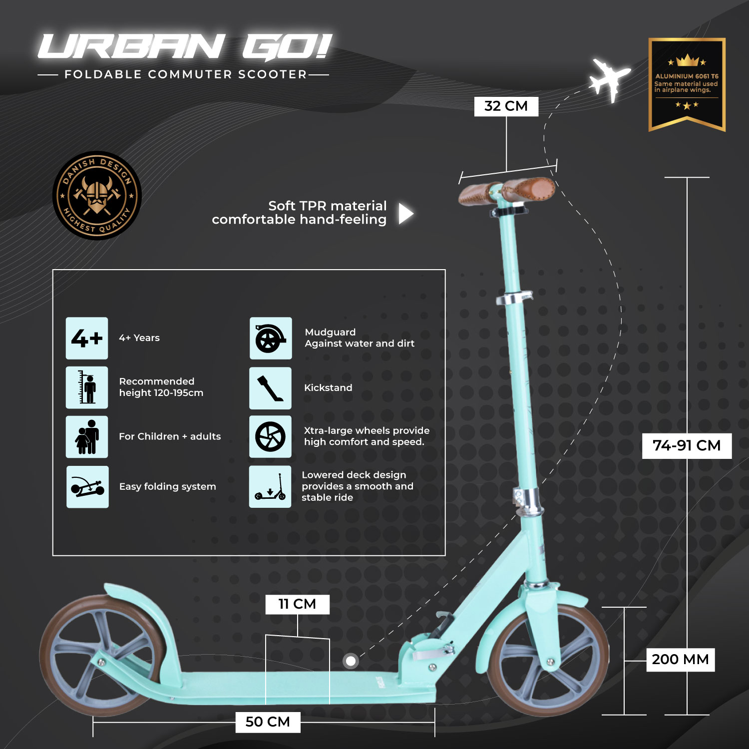 Story Urban GO! Käännettävä Työmatkascooter
