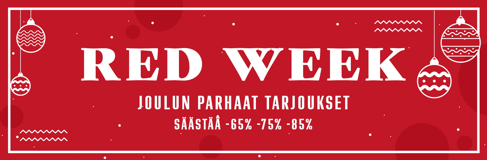 Red Week -myyntibanneri